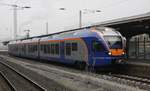 Cantus ET 427002 nach Bebra am 23.01.2017 um 10.29 Uhr im HBF Göttingen.