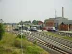 Full-House in Halberstadt!  Am 20.08.2012 konnte um 15 Uhr wie zu jeder vollen Stunde, der Bahnhof Halberstadt voll besetzt beobachtet werden.