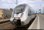 1442 170 (Bombardier Talent 2) der S-Bahn Mitteldeutschland (MDSB II | DB Regio Südost) als S 37762 (S7) nach Halle-Nietleben steht in ihrem Startbahnhof Halle(Saale)Hbf Gl.