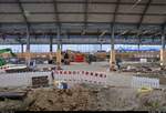 Anlässlich des Baustellenfests in Halle(Saale)Hbf konnten interessierte Besucher einen Blick hinter die Kulissen werfen.