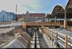 Anlässlich des Baustellenfests in Halle(Saale)Hbf konnten interessierte Besucher einen Blick hinter die Kulissen werfen.