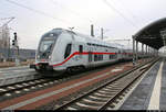 DBpbzfa 668.2 (50 80 86-81 855-8 D-DB) mit Schublok 146 568-1 DB als IC 2430 (Linie 56) von Leipzig Hbf nach Emden Hbf verlässt Halle(Saale)Hbf auf Gleis 12.