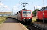 181 213 erreicht mit dem IC 1853 am 07.08.09 den Hbf Halle(S).