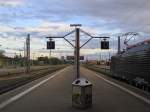 Bahnsteig 10 und 9 in Halle (S) Hbf; 09.08.2011