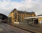 Ein Teil vom Hallenser Hauptbahnhofsgebude am 12.04.2012.