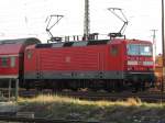 143 858 9 im Bahnhof von Halle Saale HBF am 08.02.2015