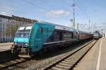 245 203-5 und 245 212-6 (Zugspitze) brachten am 25.3.2017 den RE6 (RE11019) von Westerland(Sylt) nach Hamburg-Altona.