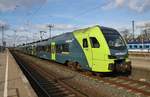 1430 040-0 verlässt am 25.3.2017 als RB71 (NBE83824) nach Wrist den Bahnhof Hamburg-Altona.