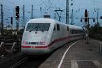 Nachschuss auf 401 054-2  Flensburg  am 12.08.2014 als dieser aus dem Bahnhof von Hamburg Altona fuhr.