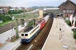 140 449 mit E 3331 (Bremen Hbf–Hamburg Hbf) am 10.09.1994 in Hamburg-Harburg