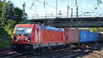 DB Cargo Deutschland AG  187 145  [NVR-Number: 91 80 6187 145-8 D-DB] mit Containerzug am 30.06.18 Bf.