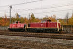 295 004-6 RP & 363 651-1 in Hamburg Harburg, am 09.11.2018.