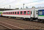 Blick auf einen Liegewagen der Gattung  Bvcmz 248.5  (61 80 50-91 035-4	D-???), Unternehmen unbekannt, der in FLX 1807 (FLX 20) von Hamburg-Altona nach Köln Hbf mit Zuglok 193 827-3 (Siemens