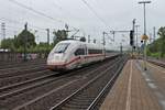 Nachschuss auf 412 015 (9025/5812 025-5)  Nordrhein-Westfalen , als dieser am Nachmittag des 06.07.2019 aus dem Bahnhof von Hamburg Harburg in Richutng Maschen fuhr.