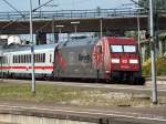 101 110-5 hing am ende eines IC im bhf harburg am 19.07.13 