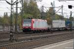 4020 der CFL zog einen KLV am 26.10.13 durch hh-harburg