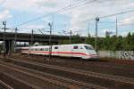 Nachschuss auf 401 558-2  Gütersloh , als dieser am 13.08.2014 durch Hamburg Harburg gen Hbf fuhr.