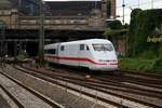 Nachschuss auf 401 017 (Tz 117  Hof ) als ICE 1279 (Linie 20) von Hamburg-Altona nach Zürich HB, der Hamburg Hbf erreicht.