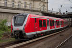 490 117-9 der S-Bahn Hamburg verlässt Hamburg Hauptbahnhof als S21 nach Aumühle, am 17.05.2019.