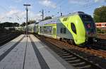 445 104-6 fährt am 12.09.2019 als RE7 (RE21077) von Flensburg in den Hamburger Hauptbahnhof ein.