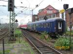 Zwei CNL Wagen im Fbz 13011 von Neumnster nach Halle (Saale) im Hamburger Hbf am 28.08.08.