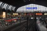 Hamburg HBF am Abend des 11.04.2009.