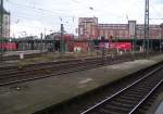 Die Streckenteilung in Hamburg Hbf; 22.11.2010