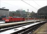 Ausfahrt 101 133 mit CD-Wagen als EC 179 nach Praha (Prag) - Hamburg Hbf, 18.03.2006
