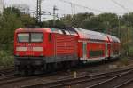 Hier 112 149-0 mit RE21020 von Hamburg Hbf. nach Kiel Hbf., bei der Ausfahrt am 4.10.2013 aus Hamburg Hbf. 