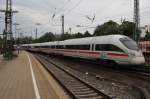 Hier 411 028-4  Reutlingen  als ICE1719 von Hamburg-Altona nach	Leipzig Hbf., bei der Einfahrt am 4.10.2013 in Hamburg Hbf.