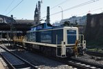 295 088-9 durchfährt am 21.4.2016 Hamburg Hauptbahnhof in Richtung Norden. 