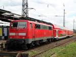 DB Regio 111 209-3 als Hamsterbacke (BR 442) Ersatz am 18.08.17 in Hanau Hbf 
