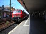 218 448 mit einem RE nach Bad Harzburg in Hannover