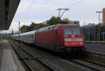 101 060-2 fher hier mit dem IC 2132  Ostfriesland  (Cottbus -> Norddeich Mole) aus dem Bahnhof von Hannover raus.