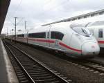 Velaro 407 001 steht am 07.Oktober 2011 in Hannover Hbf.