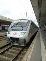 Der Steuerwagen des IC Leipzig-Hannover steht hier am 19.08.2013 im Hauptbahnhof von Hannover.