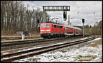 Am 2.4.2022 war eine Sonderzug Garnitur mit 111ern auf der Rollbahn unterwegs.