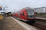 Am 25.10.2017 verlässt RB15352 den Hauptbahnhof Heidelberg in Richtung Frankfurt.