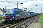 SBBC 193 532 mit einem Kastelzug  in Pfaffengrund/Wieblingen gen Heidelberg Hbf. 18.4.2023