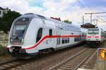 DBpbzfa  Leipziger Neuseenland  mit 146 555-8 als verspäteter IC 2036 (Linie 56) von Leipzig Hbf nach Norddeich Mole erreicht den Bahnhof Helmstedt.