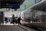 Als Horb noch ICE-Bahnhof war -    Halt eines ICE-T-Zuges in Horb am Neckar.