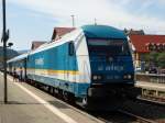 Netinera/ALEX Siemens Eurorunner 223 066 am 12.08.15 in Immenstadt mit dem ALEX nach München 