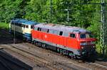 Am 29.05.21 Rangierten 218 830-8 und 218 381-2 (RP) nach ihrem IC-Dienst in Itzehoe.