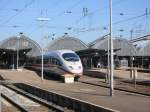 Hauptbahnhof Karlsruhe am 19.09.2003, Standort westlich der Halle.