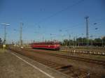 Esslinger Triebwagen bei der Einfahrt in Karlsruhe Hbf am 11.08.2012