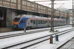 Hier steht ein dreiteiliger Cantus FLIRT am 23.2.13 zur Fahrt nach Fulda in Kassel-Wilhelmshhe.