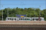 Eine Tram im Fernbahnhof -    Eine RegioTram in Kassel-Wilhelmshöhe.