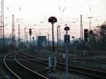 Abendstimmung am Bahnhof Kehl am 2.