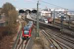 648 340-7  Lüneburg  ist am 16.3.2016 als RE74 (RE21219) von Husum nach Kiel Hbf.