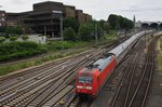 101 114-7 erreicht am Abend des 12.6.2016 zusammen mit dem IC2226 von Frankfurt(Main) Hauptbahnhof das Ziel, den Kieler Hauptbahnhof.